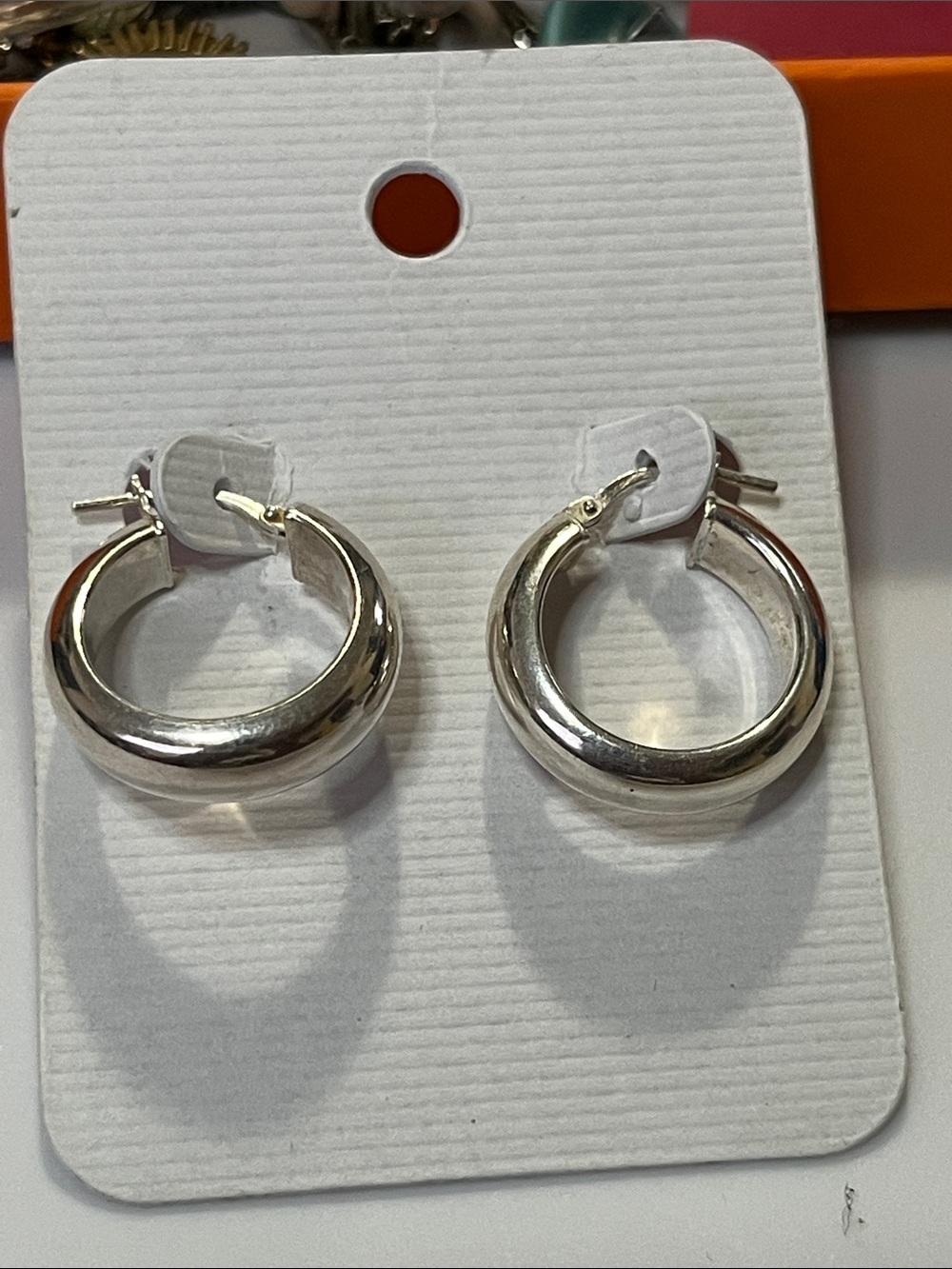 Classic Silver Rounded Hoop Earrings for Women